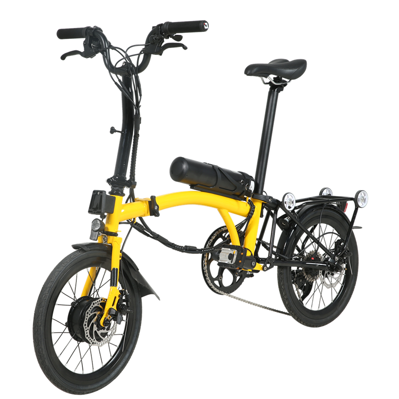 B17- 17 tommer bærbar dobbeltfoldet elektrisk cykel